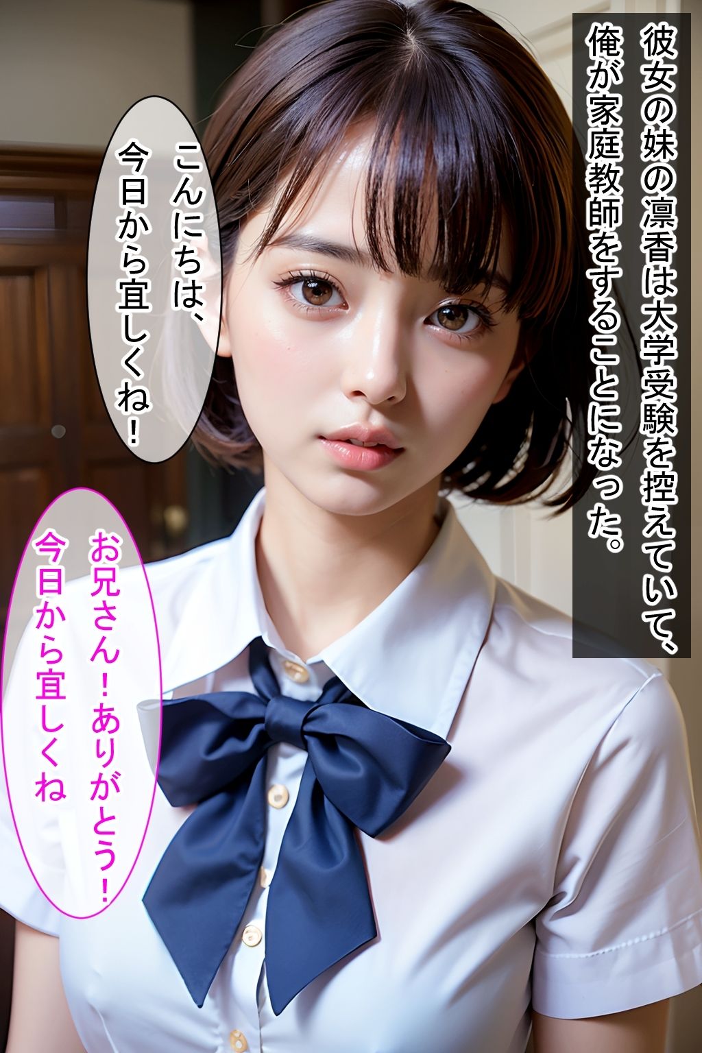 「やべっ、中に出しちゃった…」彼女の妹の誘惑に勝てず、デカチン挿入