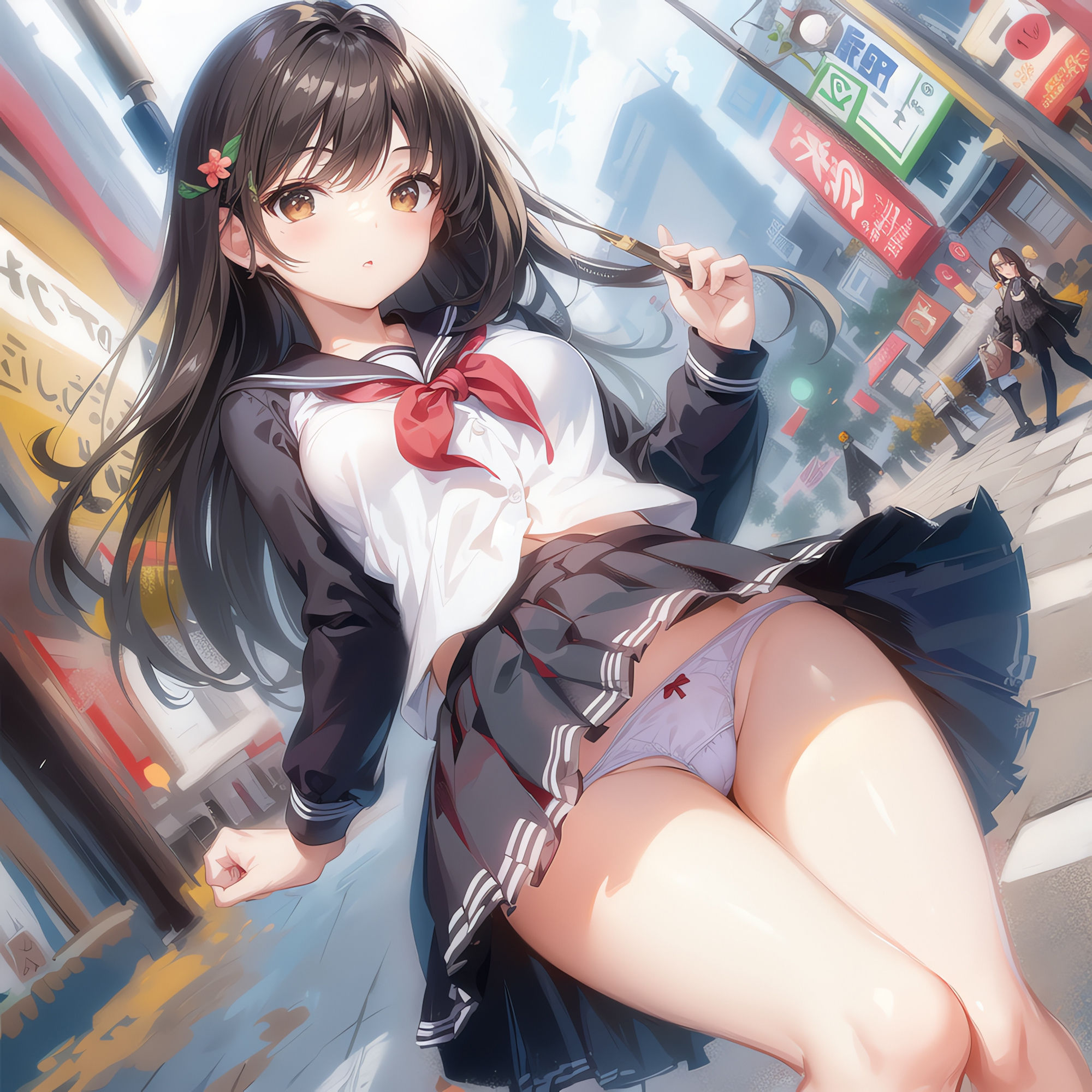 えちえち学園生活 〜通学中に見えちゃうパンツ〜 高画質 Part 3