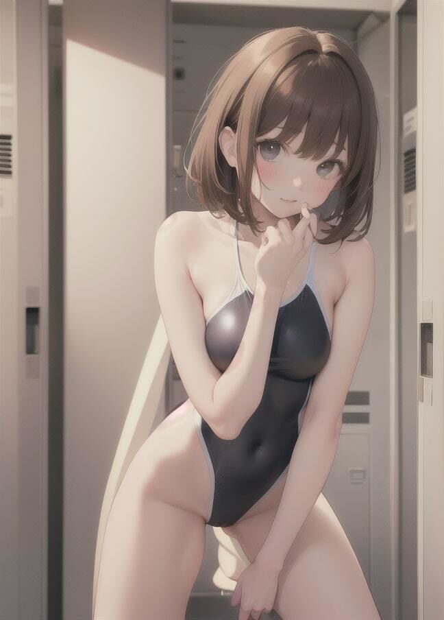 更衣室ではじまる...変態お姉さんが水着で誘惑