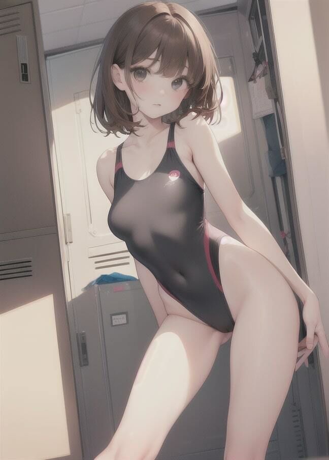 更衣室ではじまる...変態お姉さんが水着で誘惑