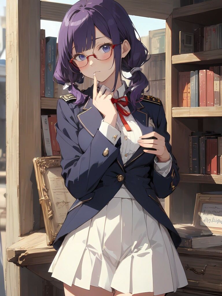 Cute的 AIイラスト集vol.1 図書室の子