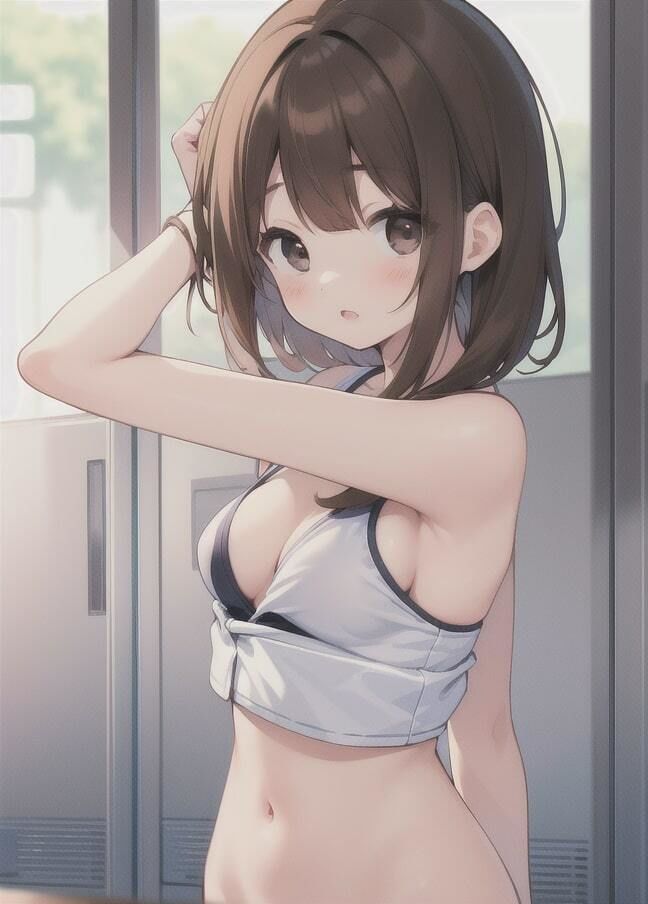 水着の誘惑...まだ何も知らない女の子