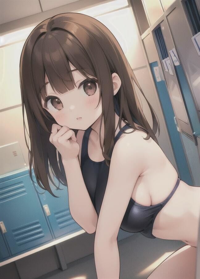 水着の誘惑...まだ何も知らない女の子