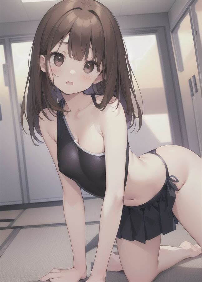 水着の誘惑...まだ何も知らない女の子