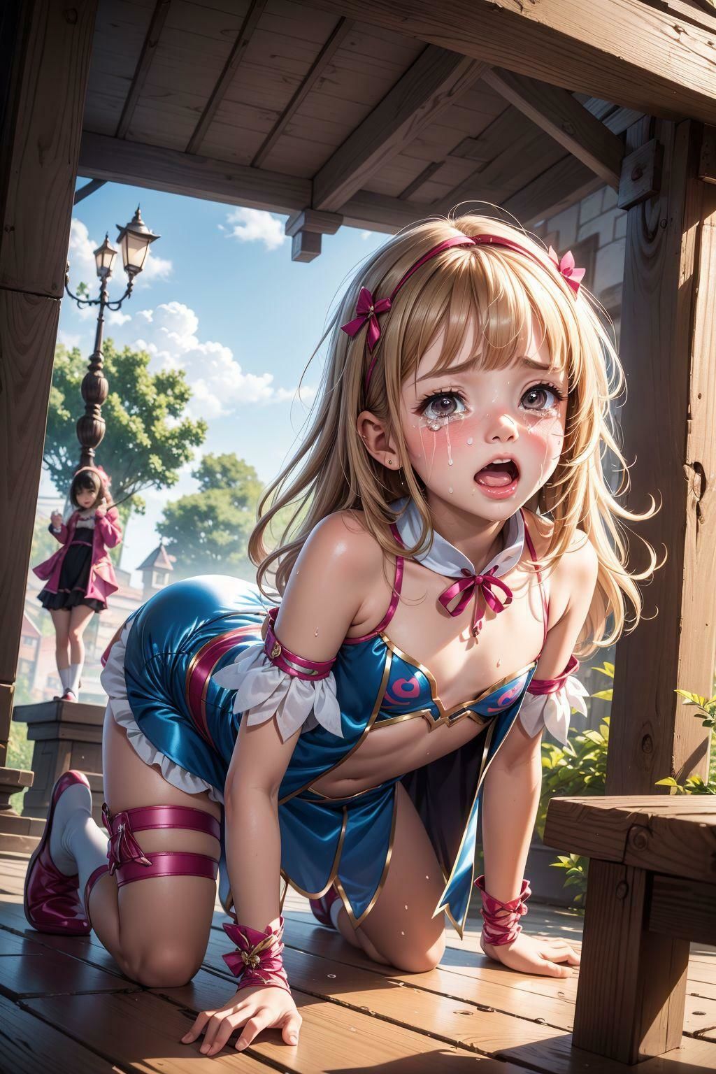 泣きじゃくり魔法少女