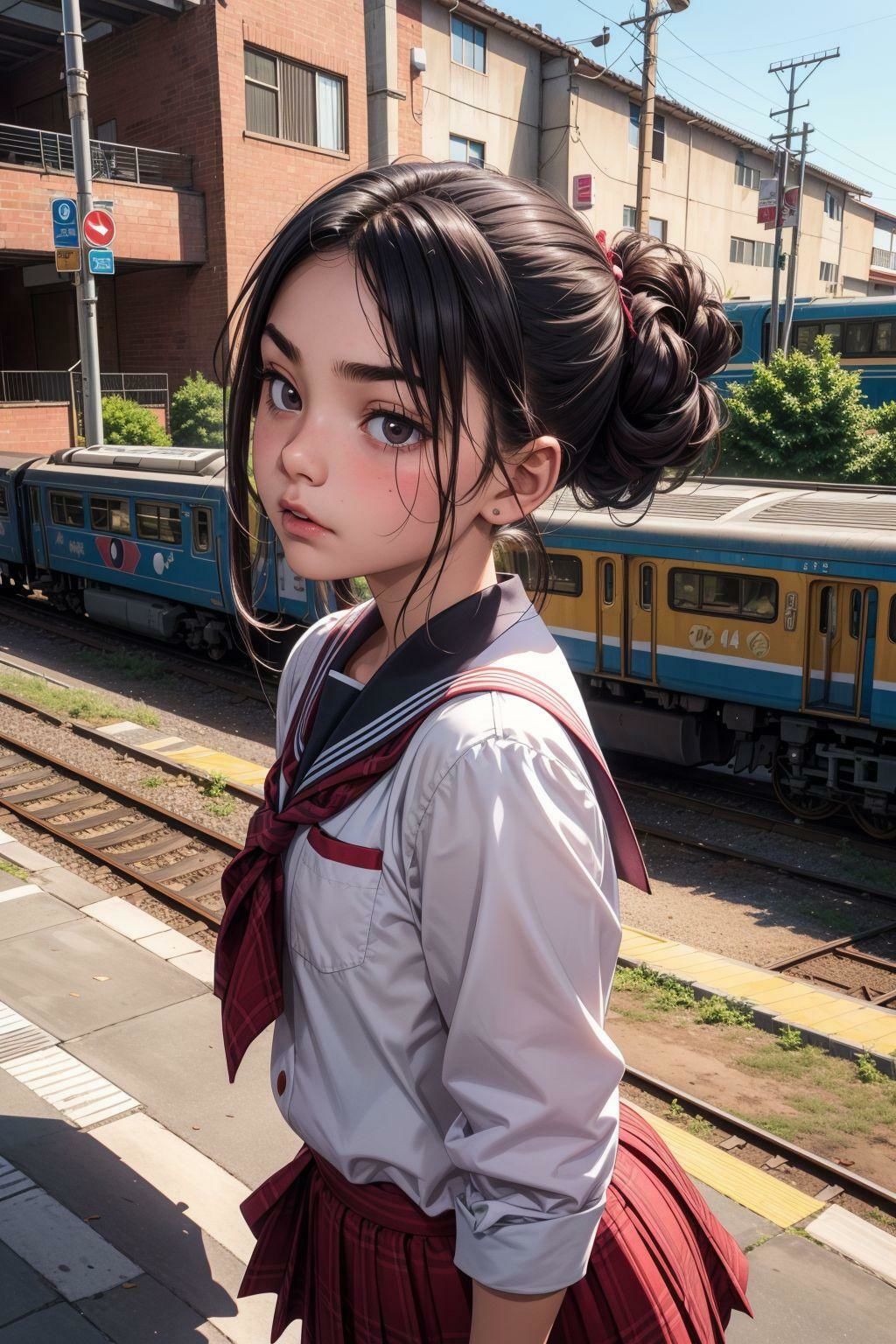 痴●許可娘触り放題