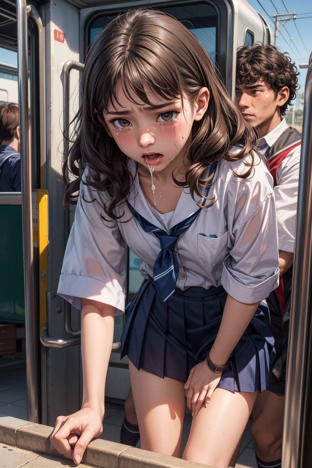 痴●許可娘触り放題