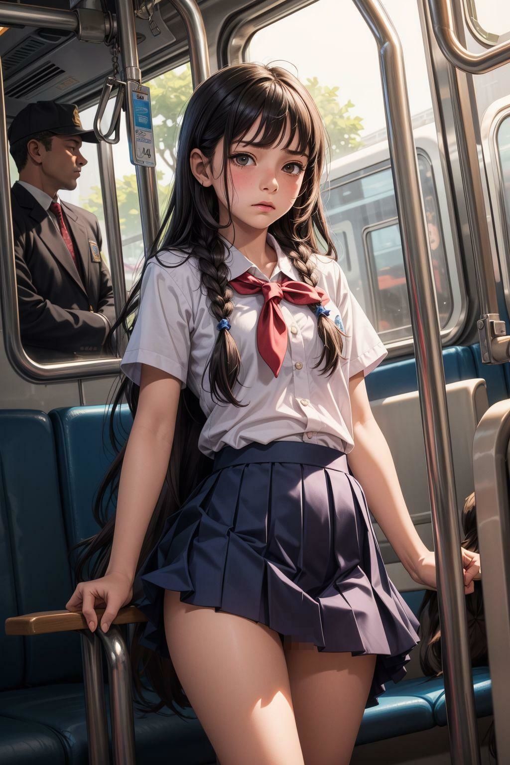 痴●許可娘触り放題