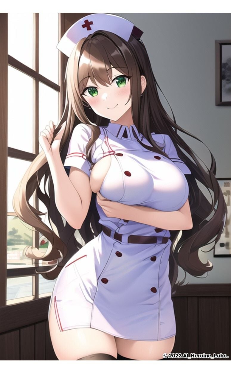 1つの呪文で生み出された100人のAI妄想美少女-15【注射しちゃうぞ！えちかわナース女子編】