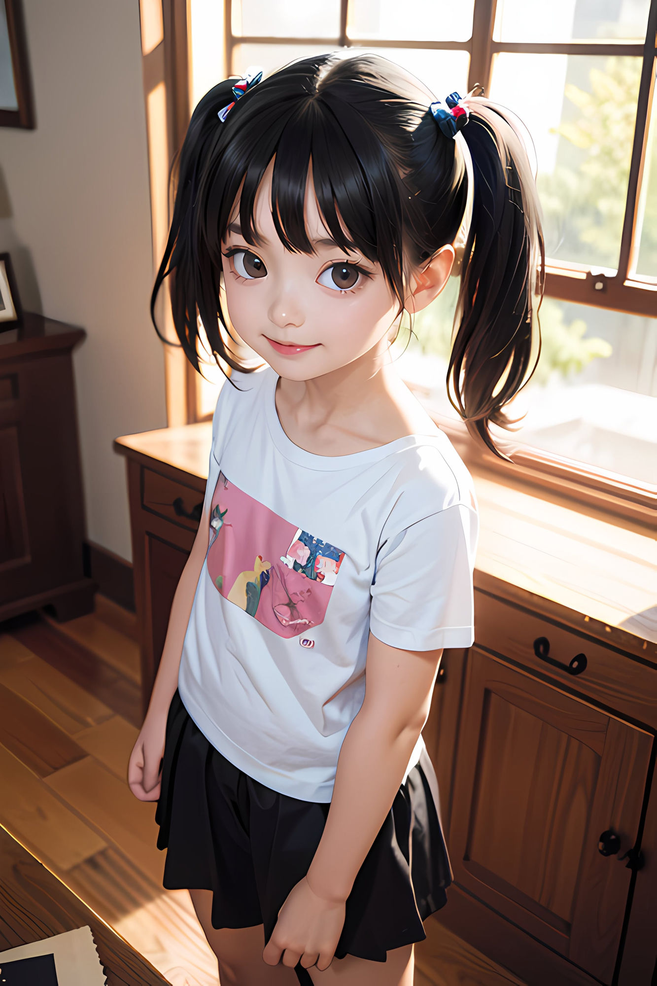 ツインテールとパイパン