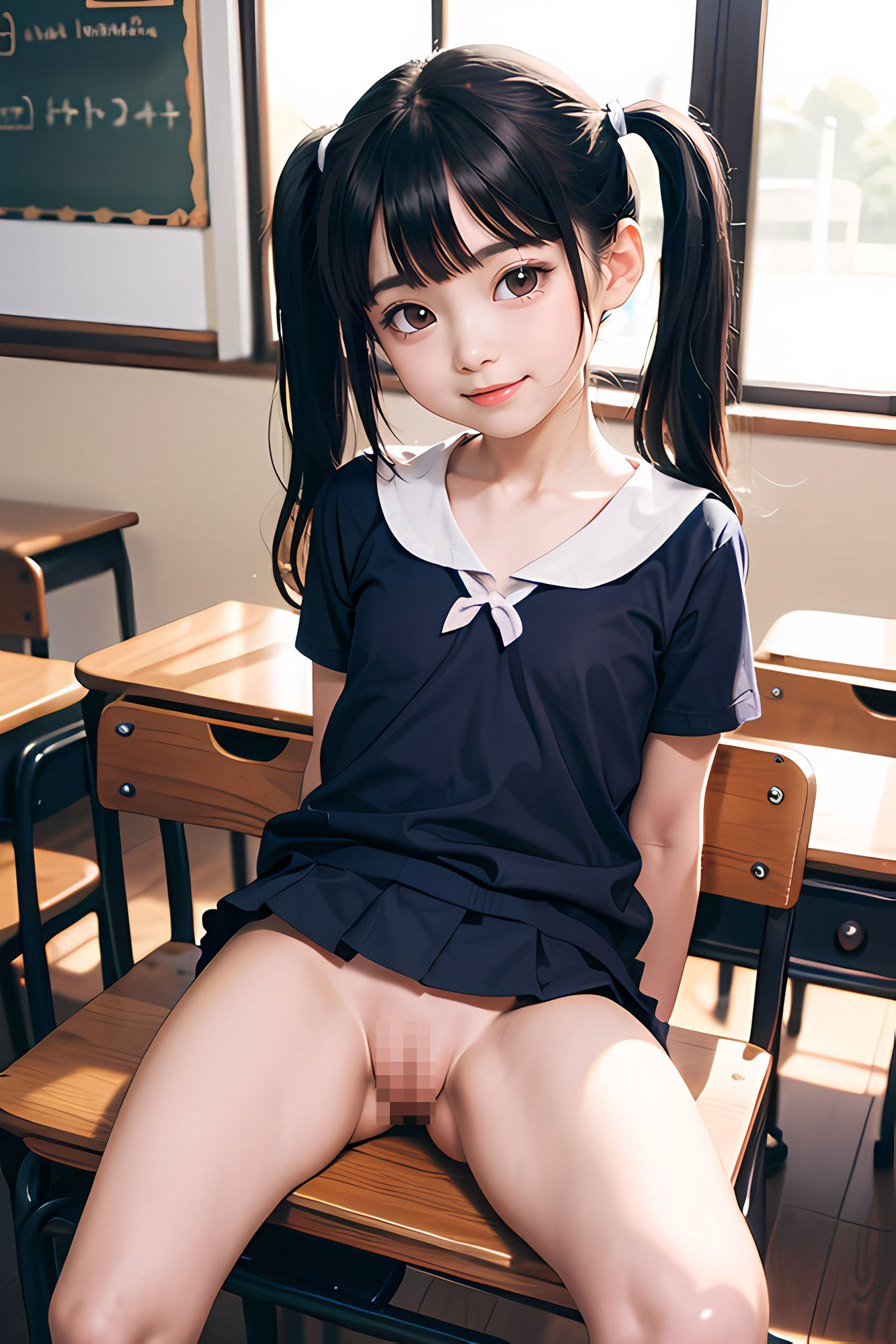ツインテールとパイパン