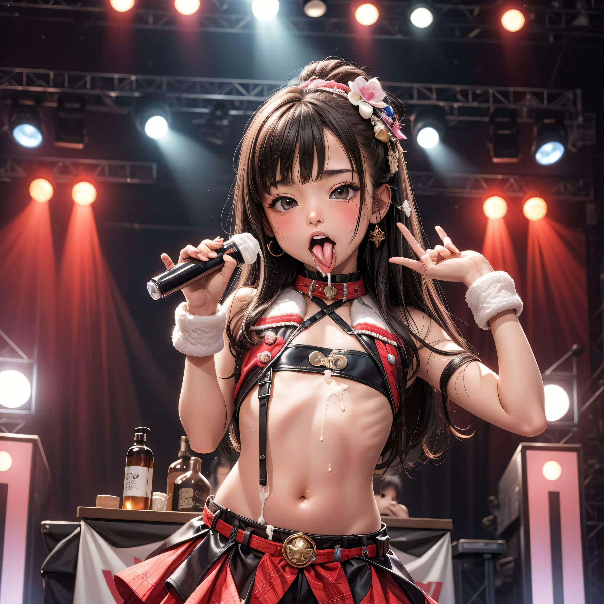 ジュ○アアイドル絶頂ライブ