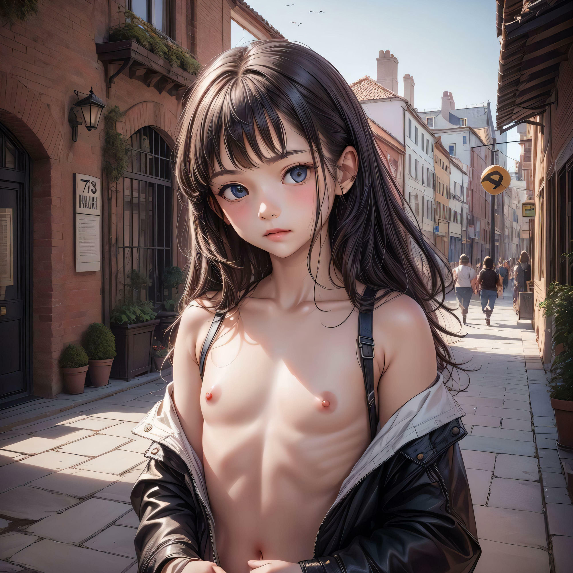 完璧なちっぱいを見せてやる