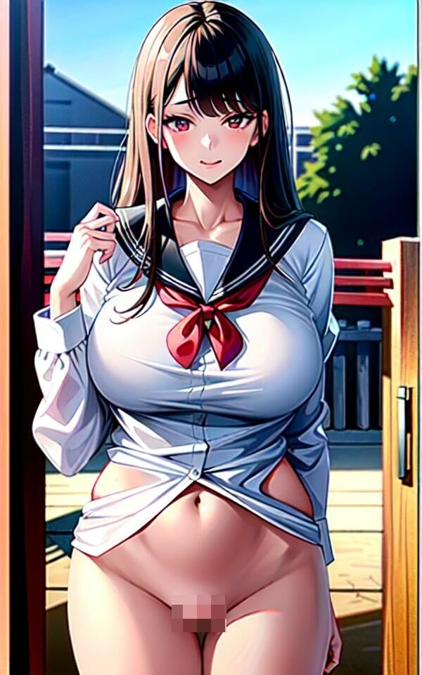ノーパン女子たちが校内で激エロ露出!