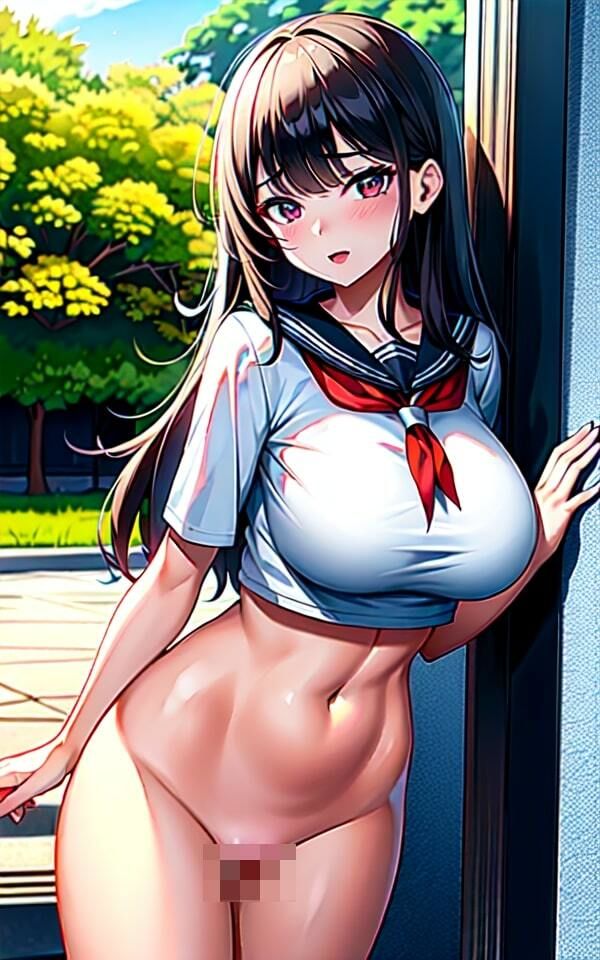 ノーパン女子たちが校内で激エロ露出!