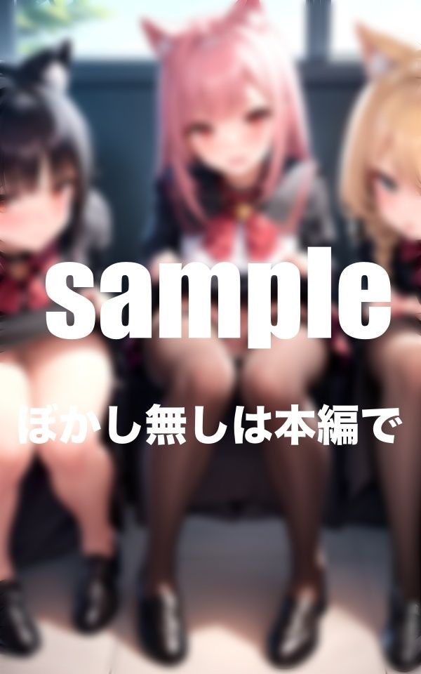 スカートたくし上げ集 見せつけ学園に男1人!誘惑に耐えられず