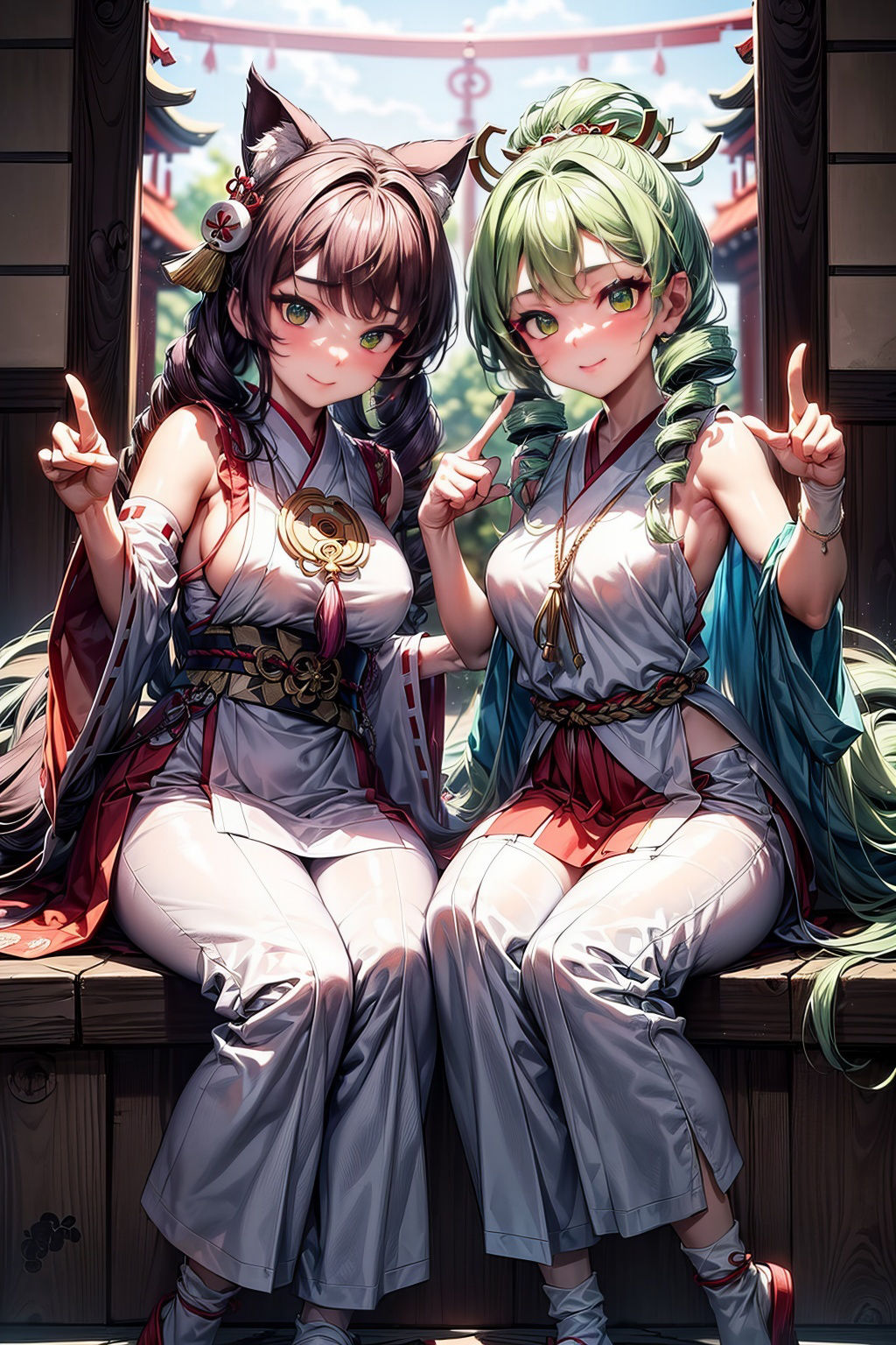 緊縛の世界 巫女縛り