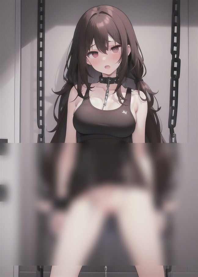 拘束好きの変態娘「鎖えっち」