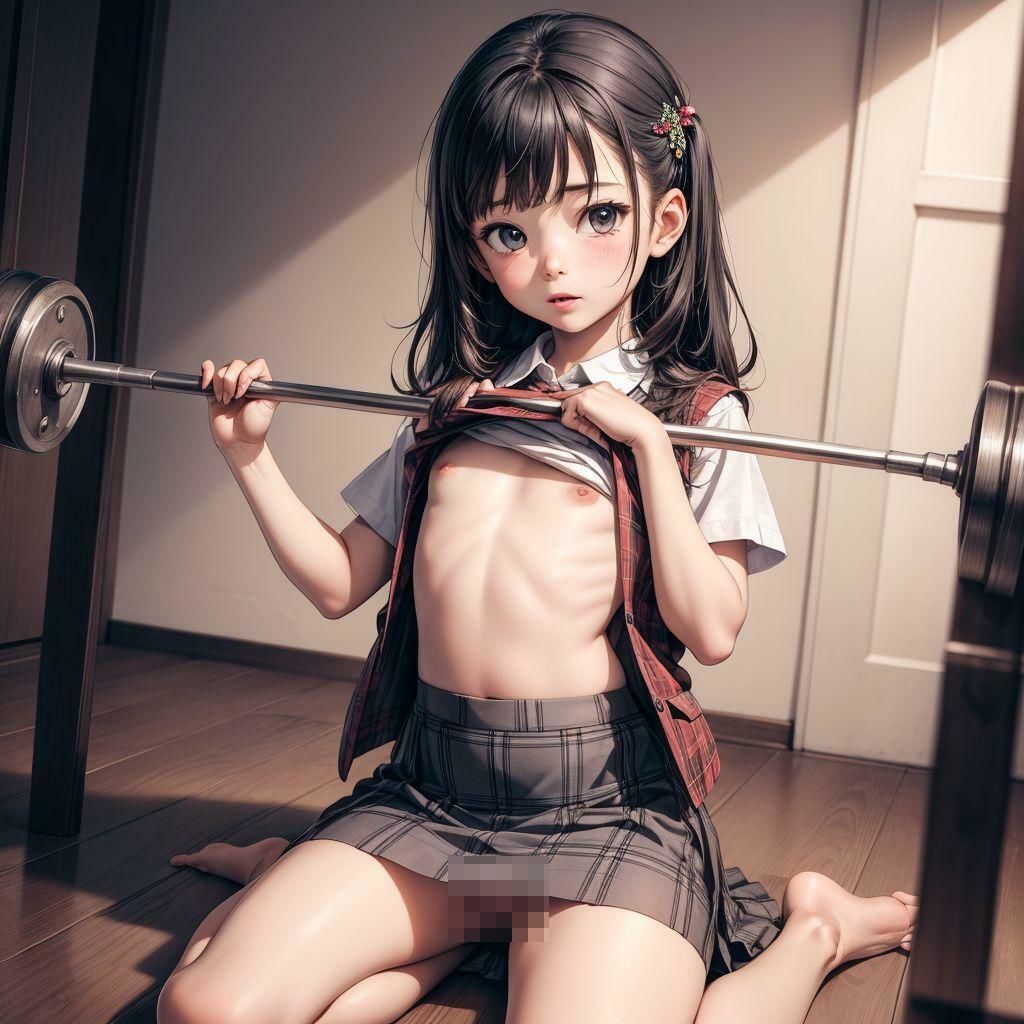 ちょっと服をめくって体をみせてくださいねー