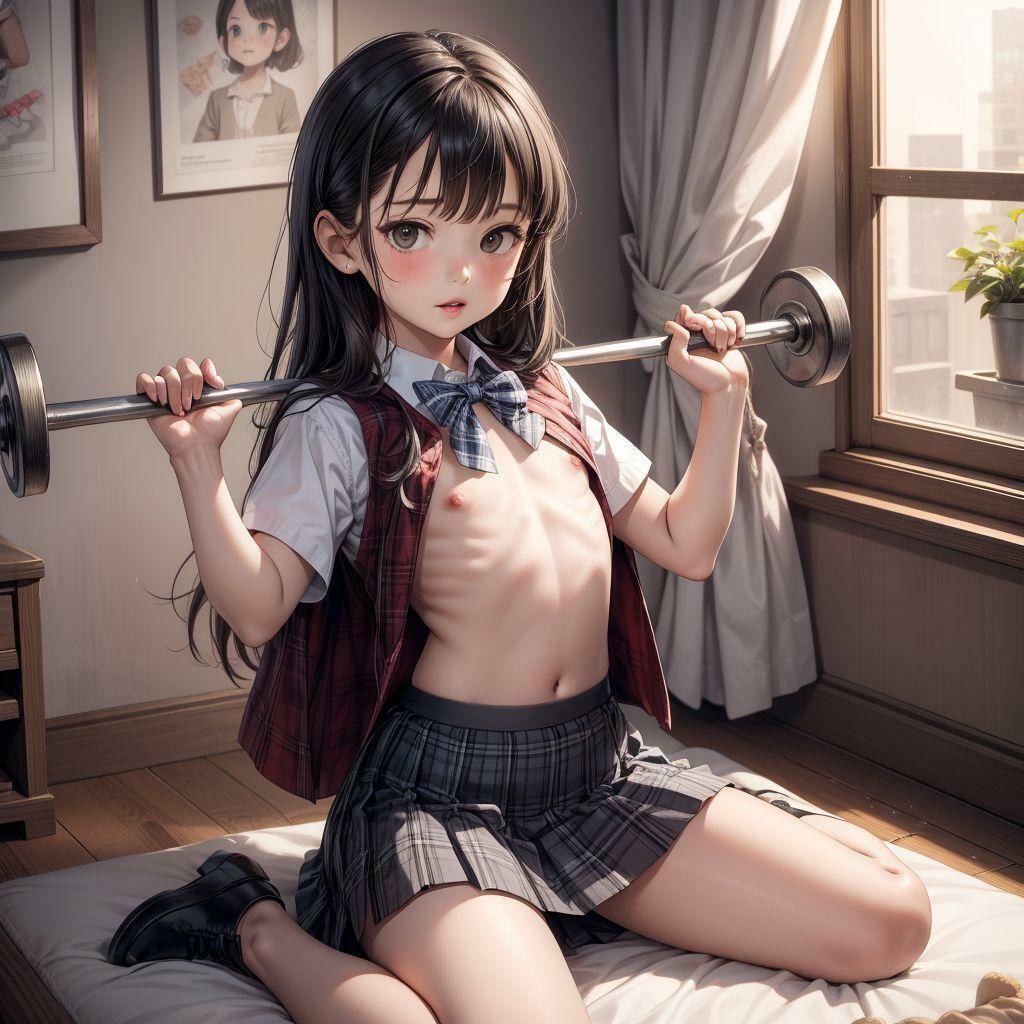 ちょっと服をめくって体をみせてくださいねー