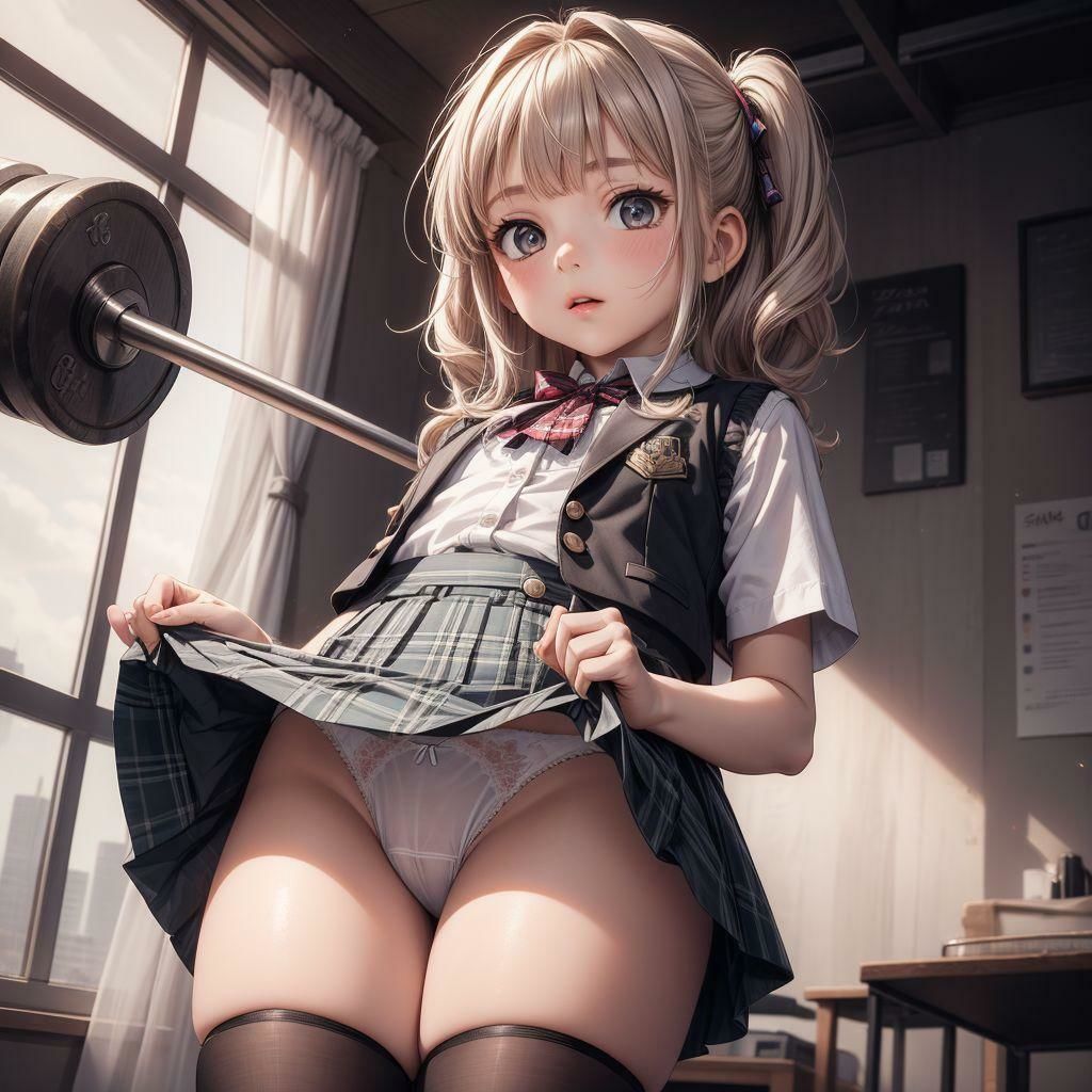 ちょっと服をめくって体をみせてくださいねー