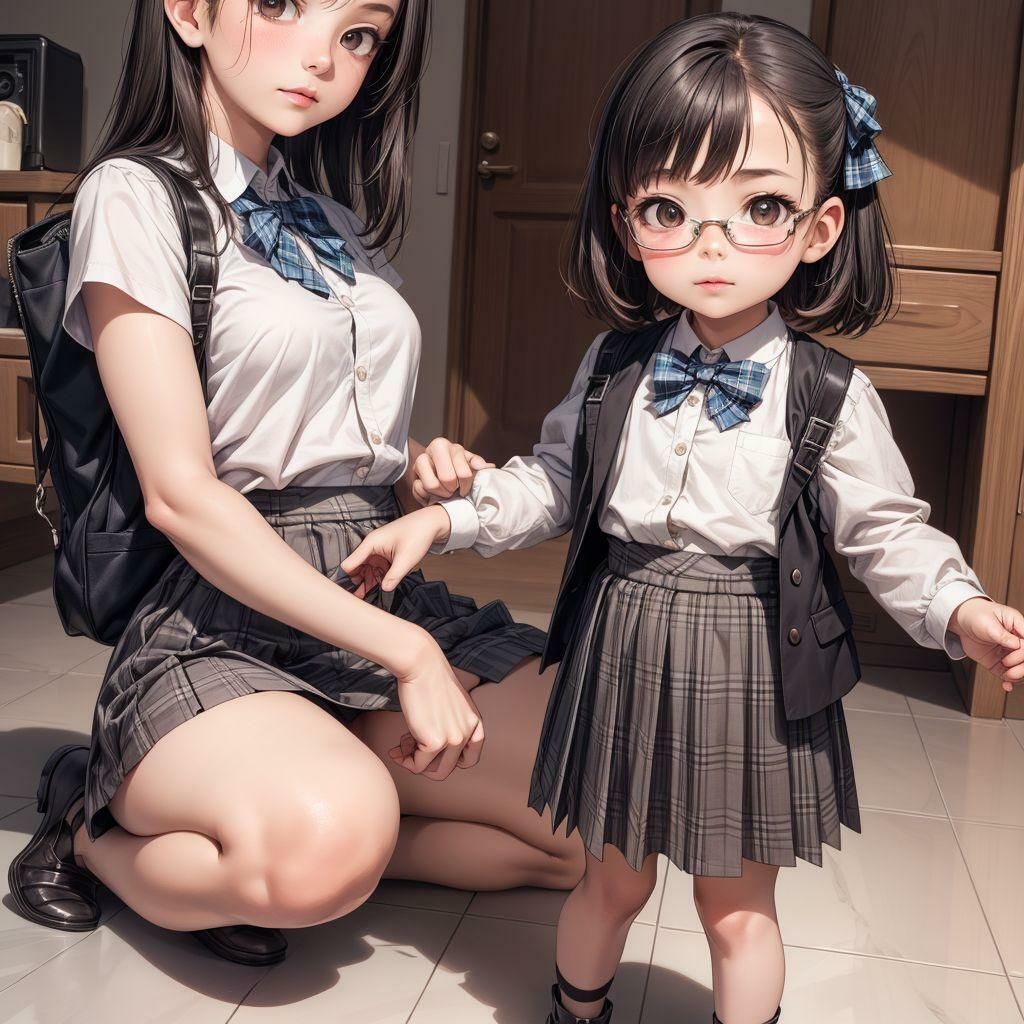 ちょっと服をめくって体をみせてくださいねー