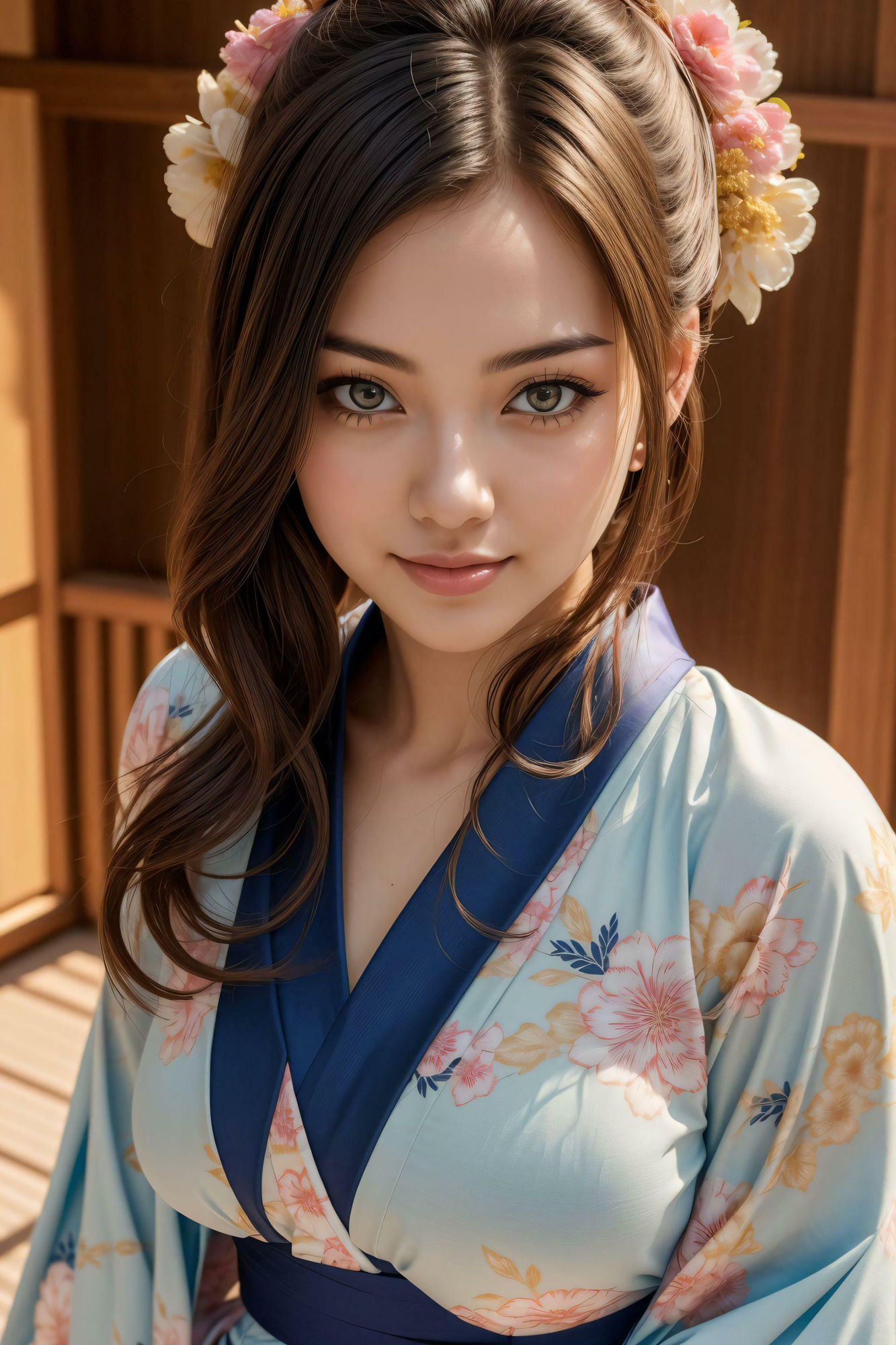 浴衣爆乳下着はつけません