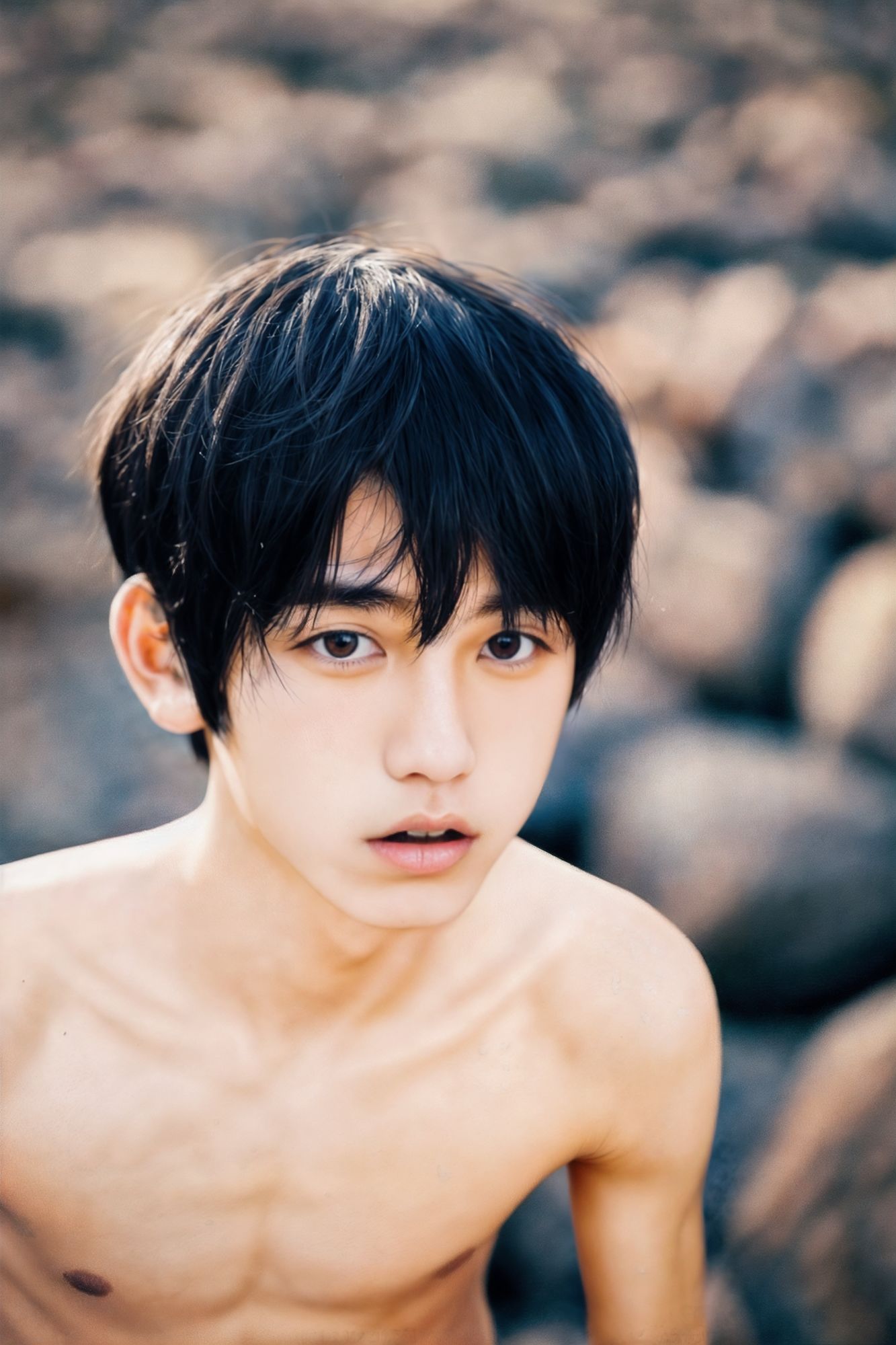 超高画質！スリムなイケメン達の水着グラビア