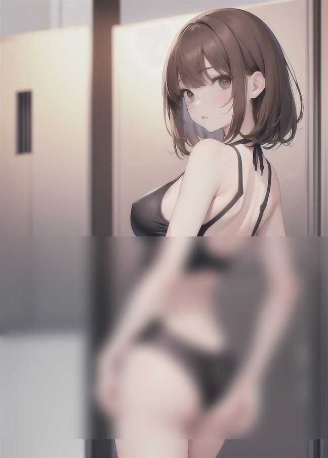 水着変態っこ「あーわたしを見て...大きくなってるね」