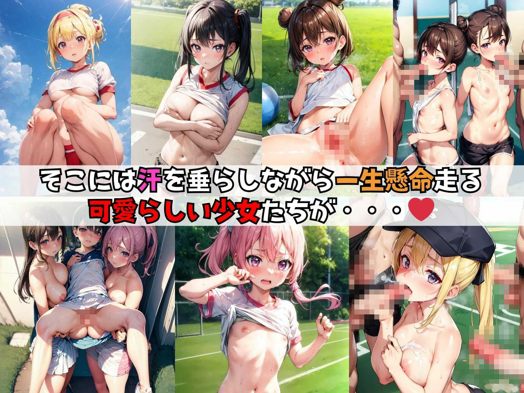 体操服で走る女の子がいたのでいたずらしちゃいました。(セリフ付き)