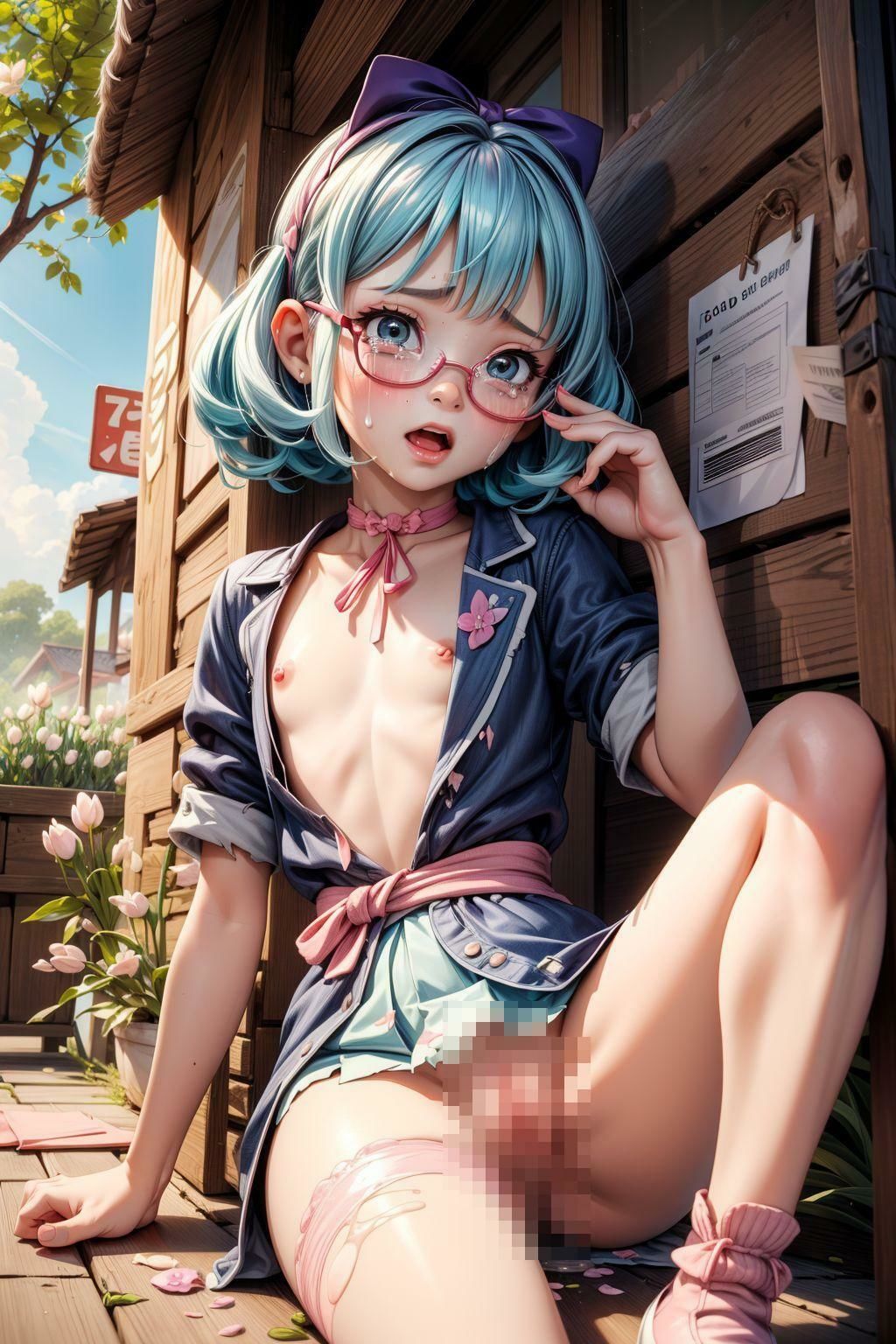 春は露出ちっぱいたちは脱ぎ棄てる