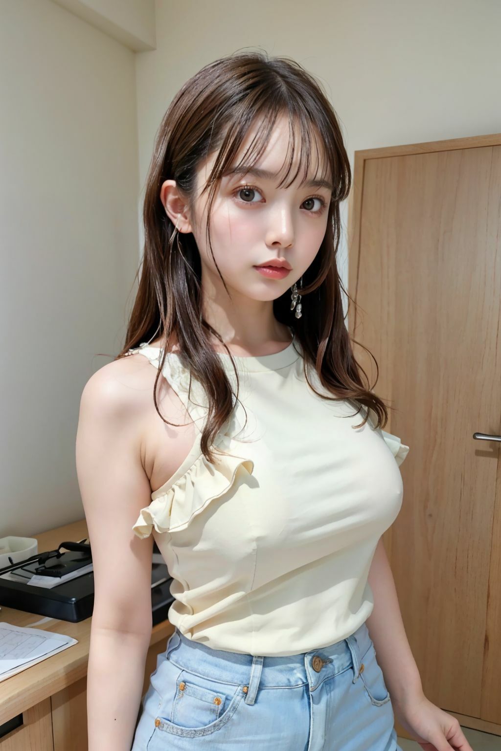 AI生成美女カタログ9:お家でイチャイチャ