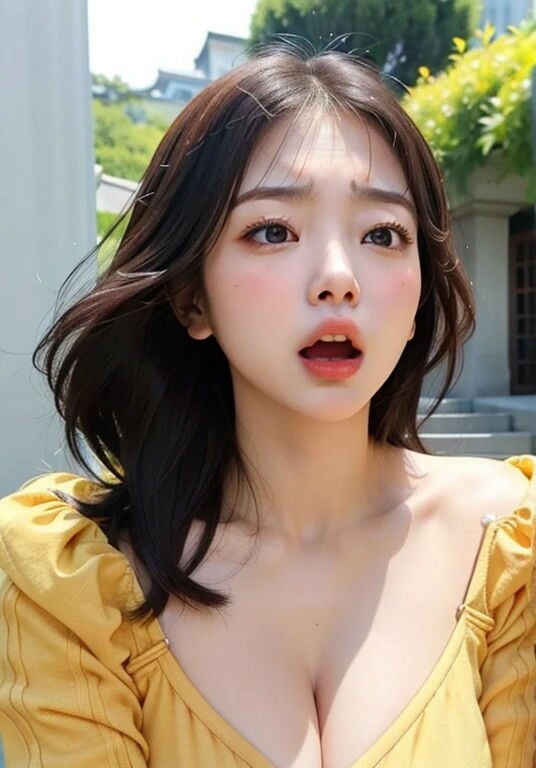 AI美女魅惑の谷間