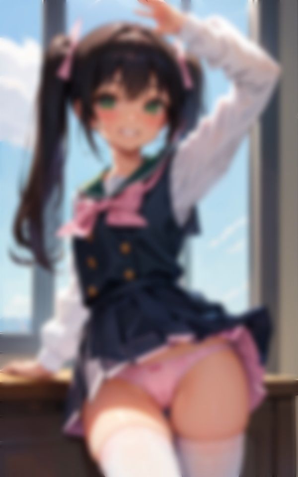 せ〜んぱいっ！すじ見えちゃってますか？