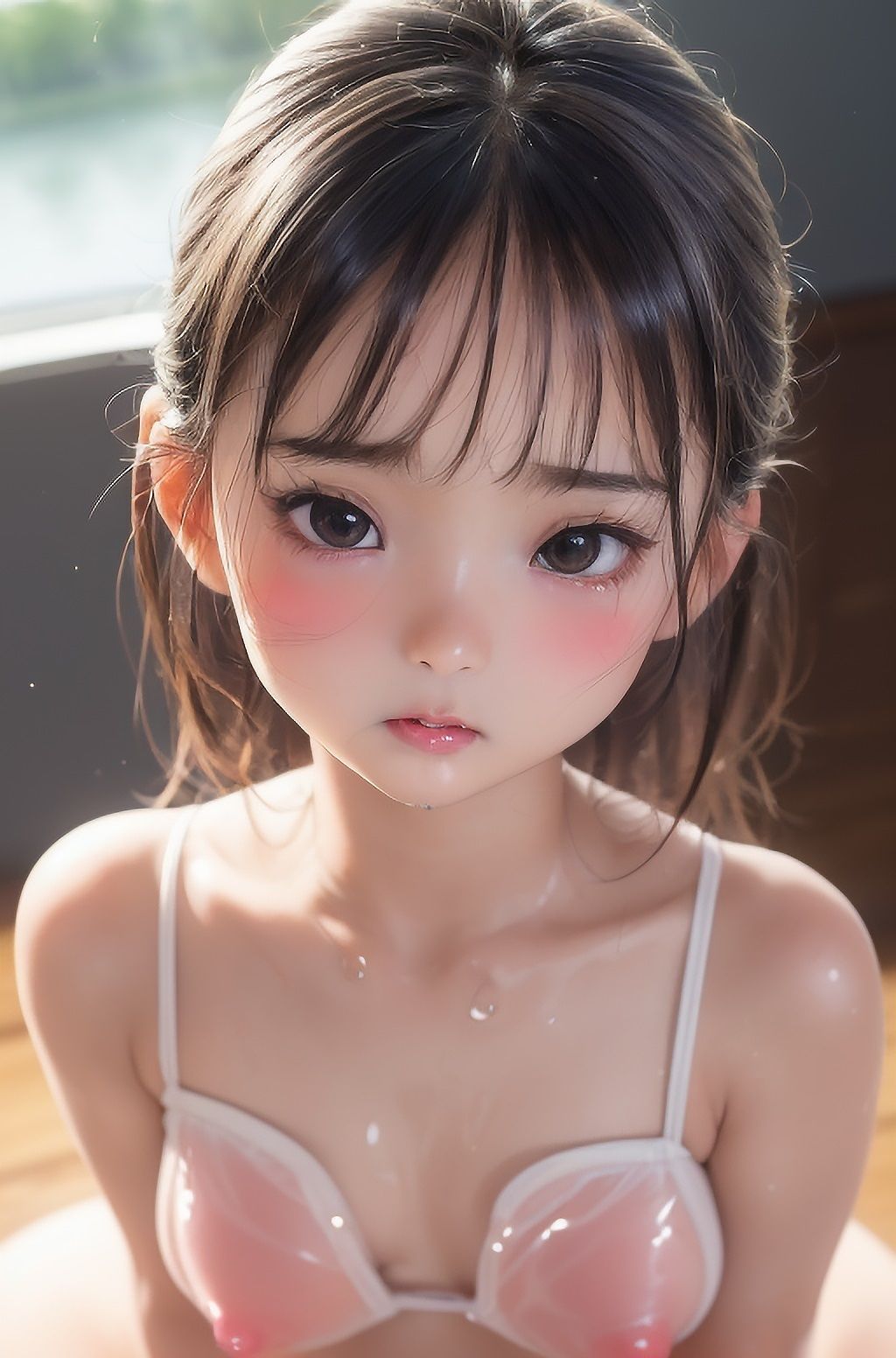 童顔アイドル過激グラビア撮影〜18歳イケない〇リ顔スケベ乳首〜