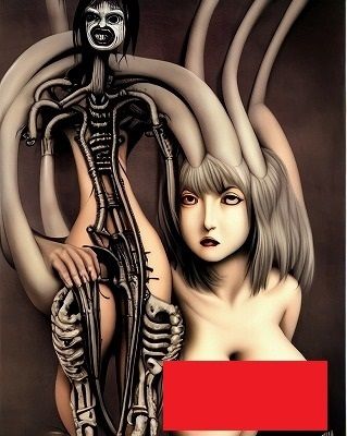 恐怖!寄生生物!この巨乳美女は既に脳を乗っ取られています