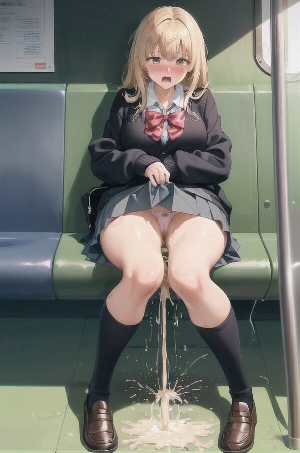 電車の中でおしっこ限界！