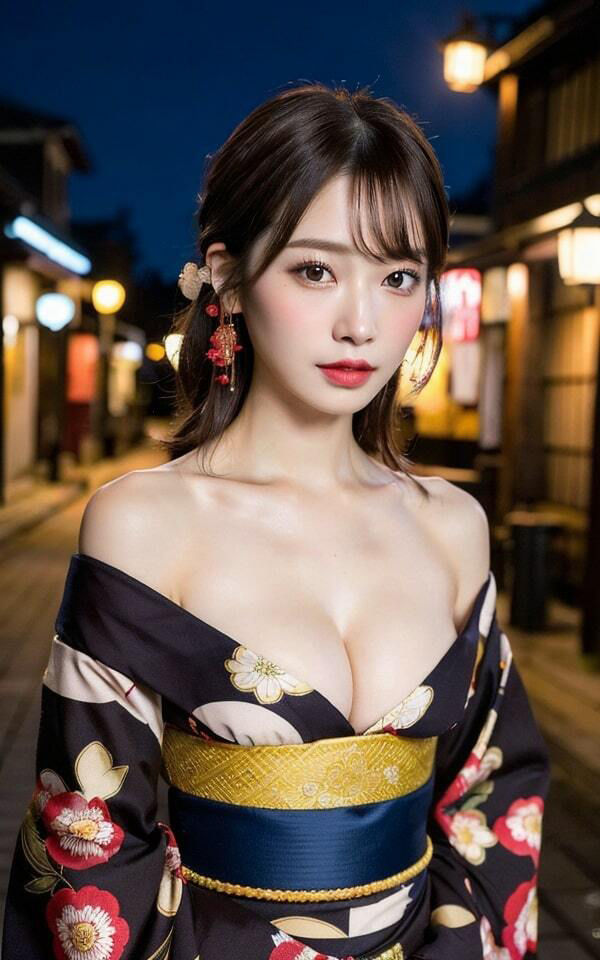 妖艶すぎる浴衣美女に興奮が止まらない