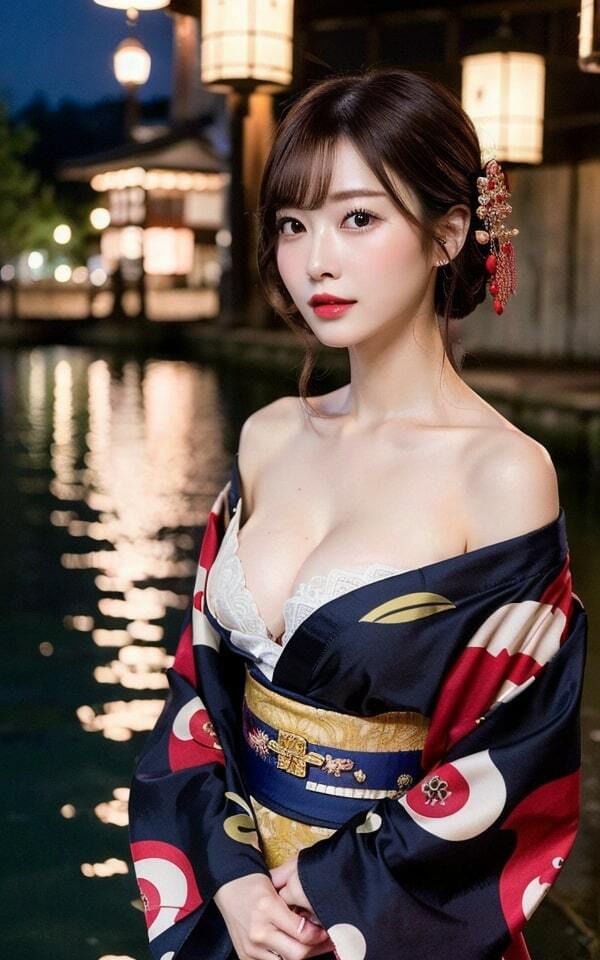 妖艶すぎる浴衣美女に興奮が止まらない