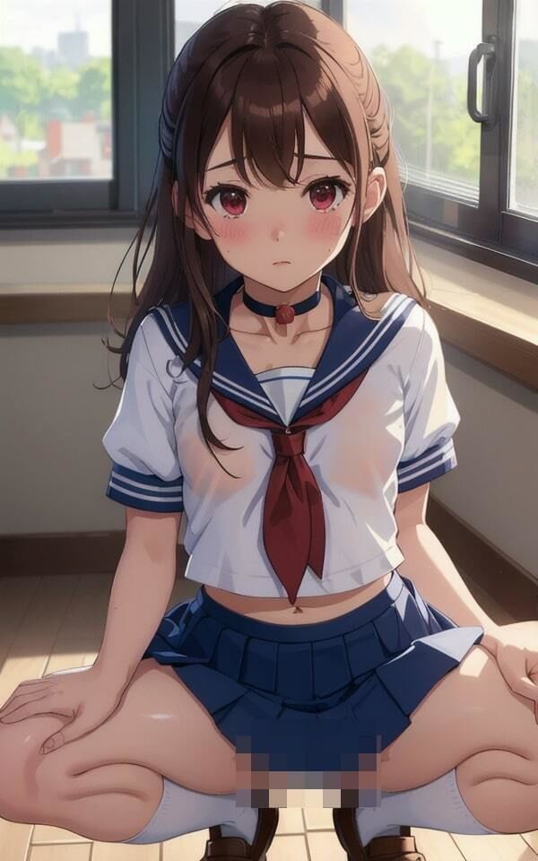 妄想・羞恥 制服美女 M字開脚で誘惑 118枚収録