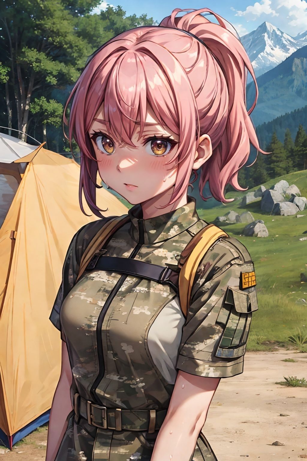 野営訓練膣軍3班