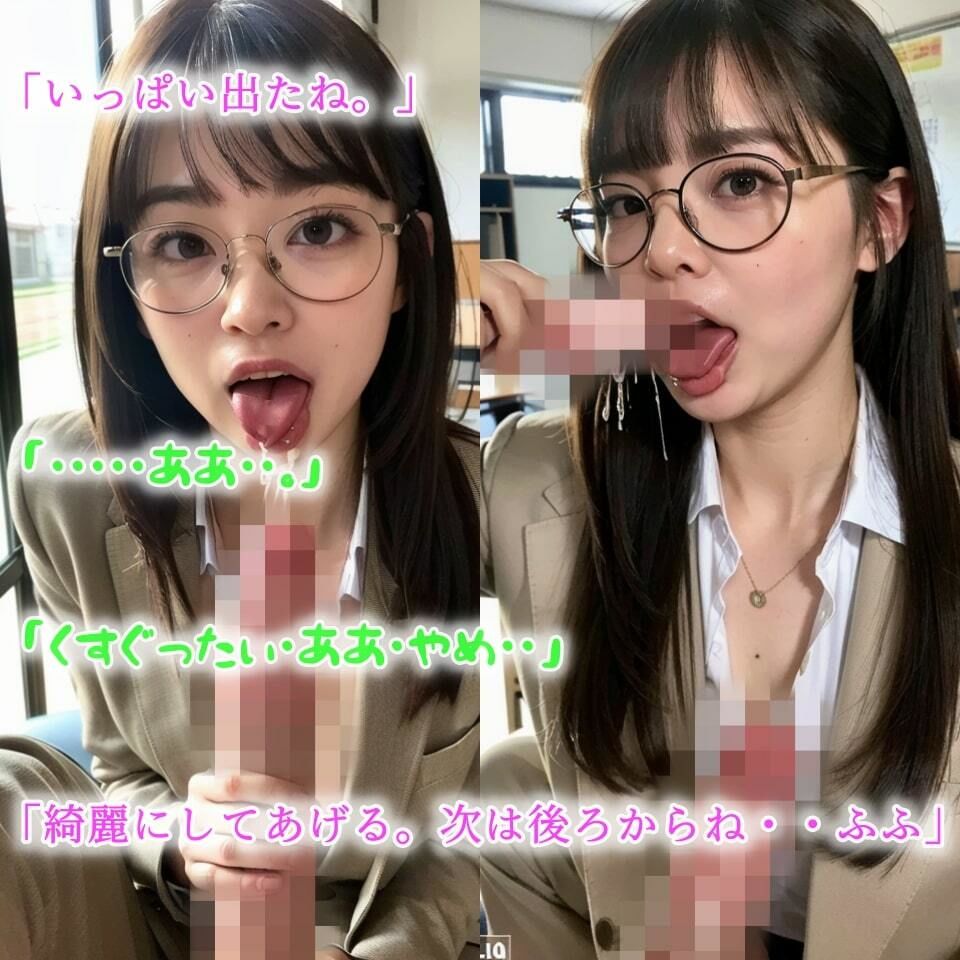 【凌●】ぶっかけ女教師〜面談の後はお掃除フェラ〜【124p】