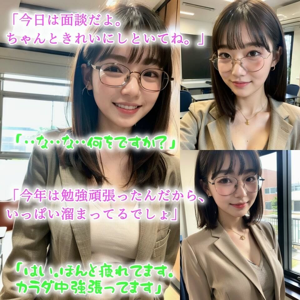 【凌●】ぶっかけ女教師〜面談の後はお掃除フェラ〜【124p】