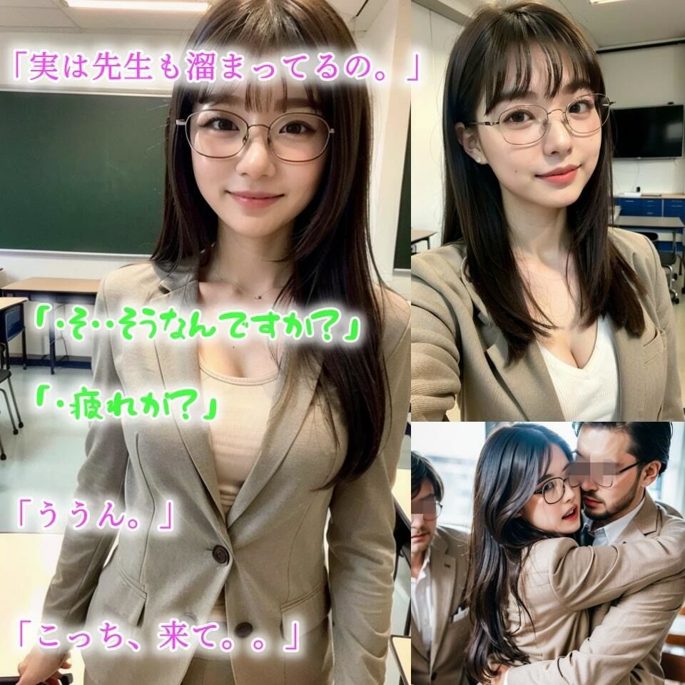 【凌●】ぶっかけ女教師〜面談の後はお掃除フェラ〜【124p】