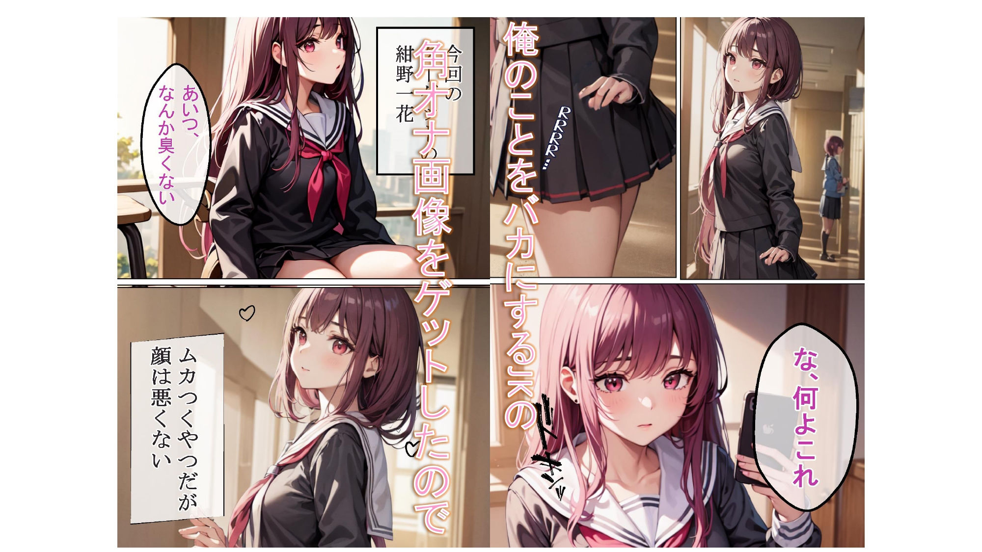 巨乳ギャルJKの教え子を角オナ画像で脅してSEXしてやった