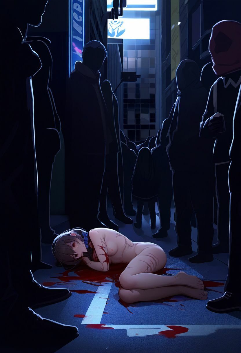 ホラー美少女集｜死ぬほど辛い女の子たちの末路は傷ついた上に打ち捨てられ……（エログロ、自殺、死体、屍姦、血液、流血）イラスト500枚