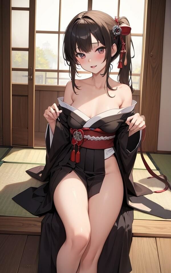 コスプレ美女のおさそい？ 目のやり場に困っちゃう！