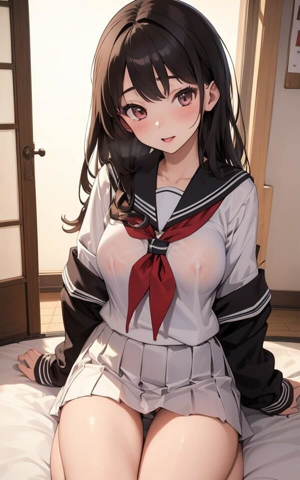 コスプレ美女のおさそい？ 目のやり場に困っちゃう！