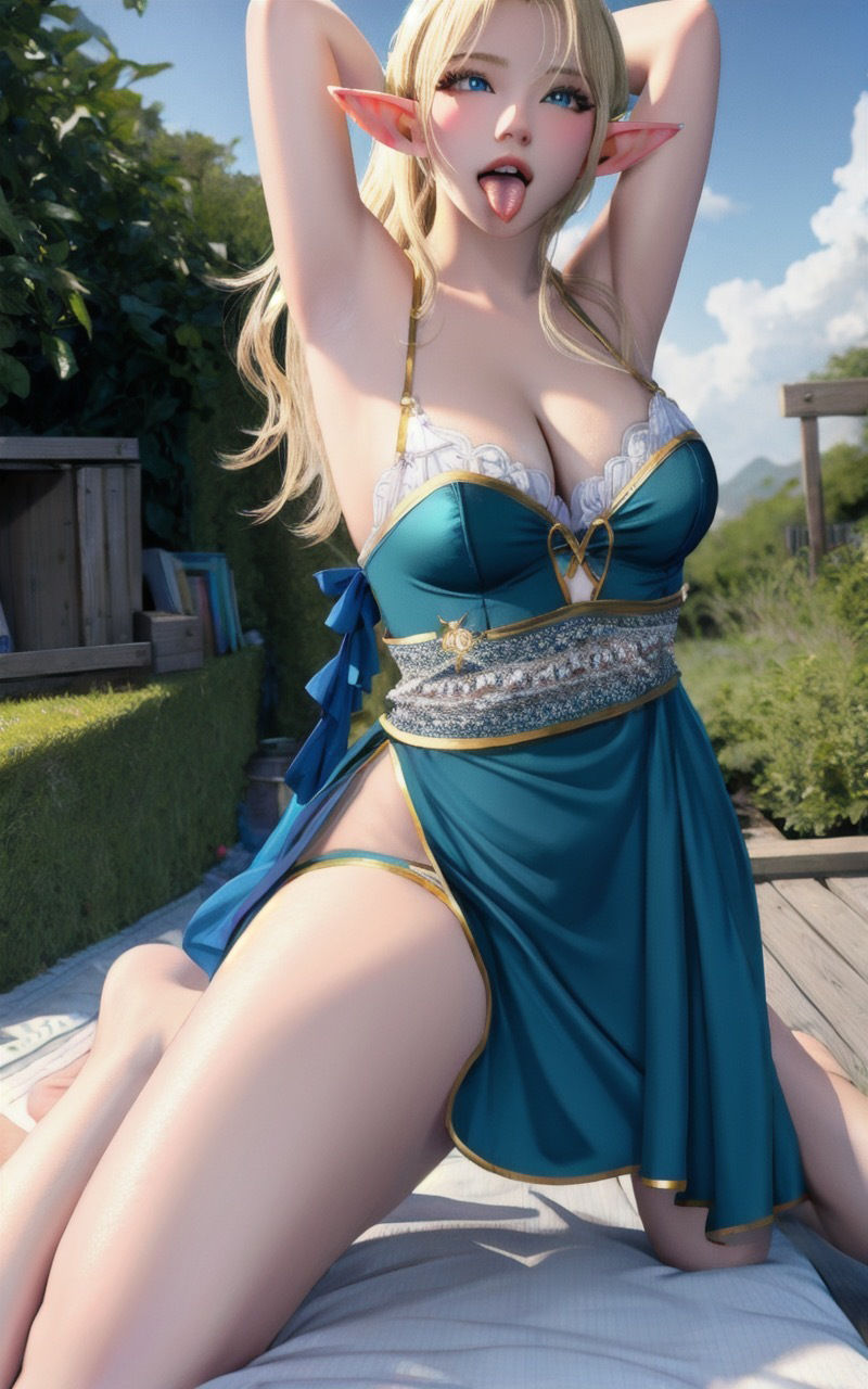 【超高画質グラビア写真集】アヘ顔エルフの下着。ぬきの50枚〜1巻〜