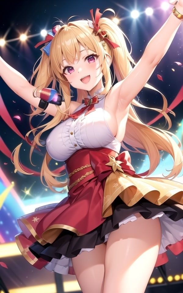 コンサートで脱ぐアイドル